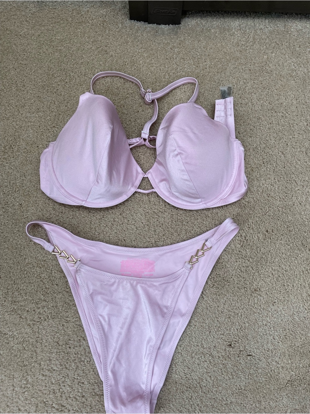 Victoria's Secret Light Pink Push-Up Bikini Set
